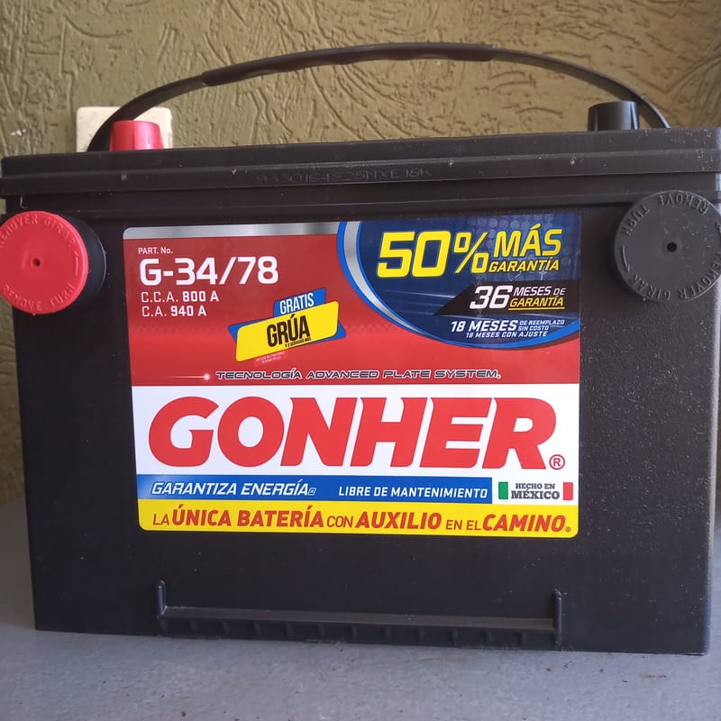 Bateria Gonher 34/78