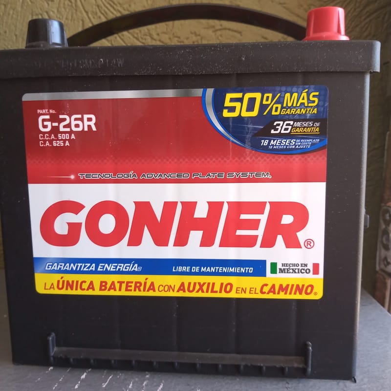 Batería Gonher 26 R