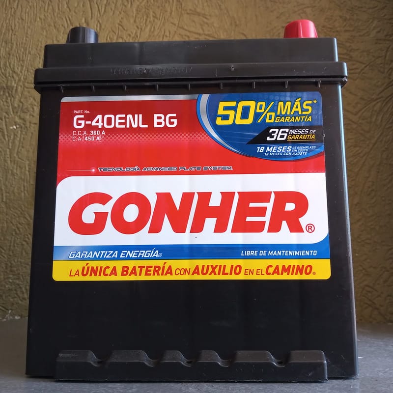 Bateria Gonher 40 ENL BG