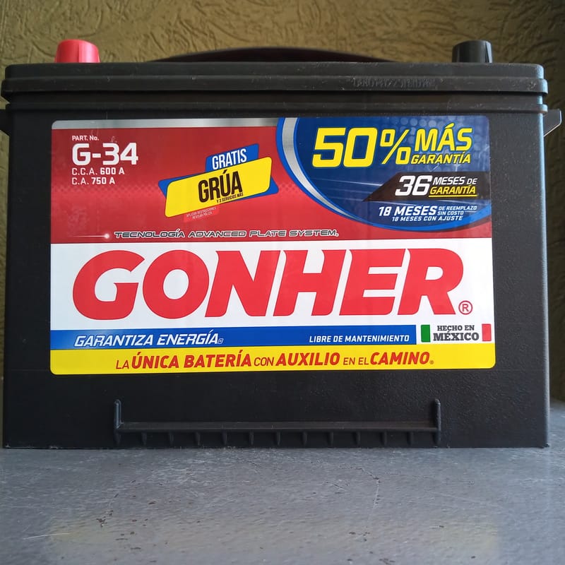 Bateria Gonher 34