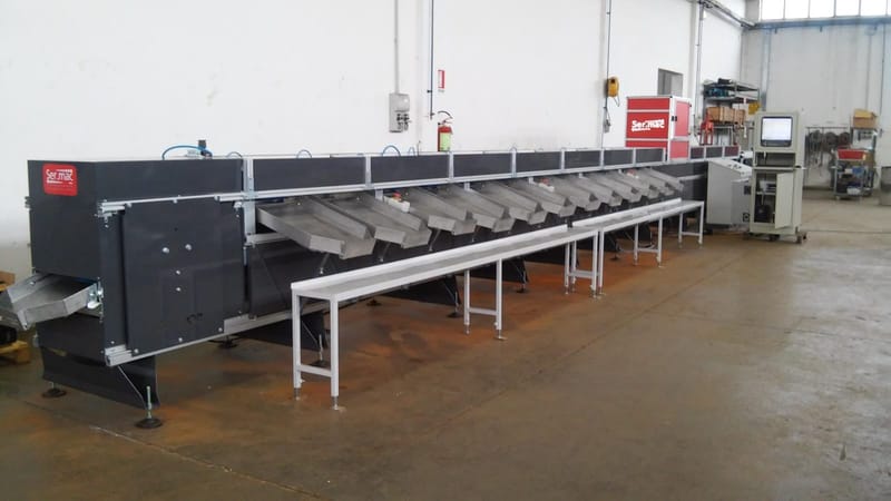 Ser.mac 2 lines cherry grading line