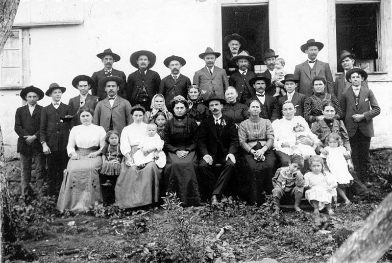 Nova Petrópolis – Casamento de José Kuhn e Leopoldina Kandler – Linha Imperial – 14/06/1914