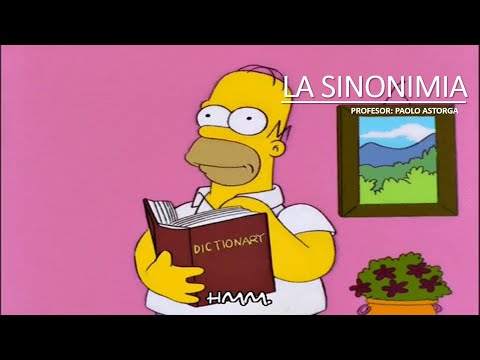 PERIODO 4. CUARTO CORTE. MECANISMOS DE COHESIÓN II: TIPOS DE SINONIMIA