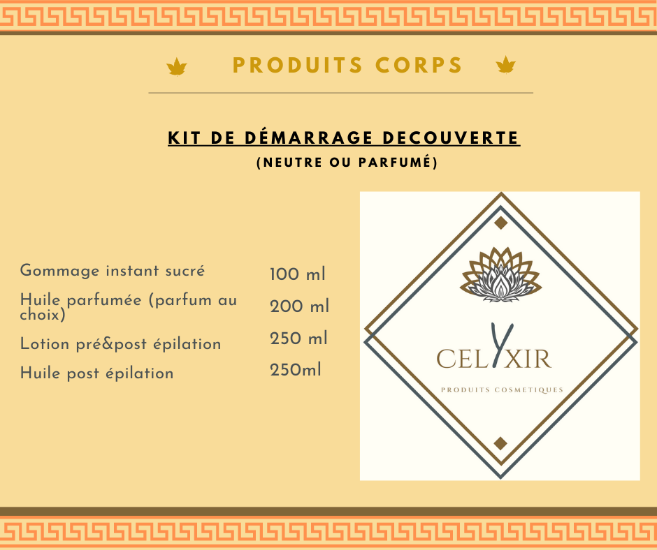 Kit de démarrage découverte (soin corps)