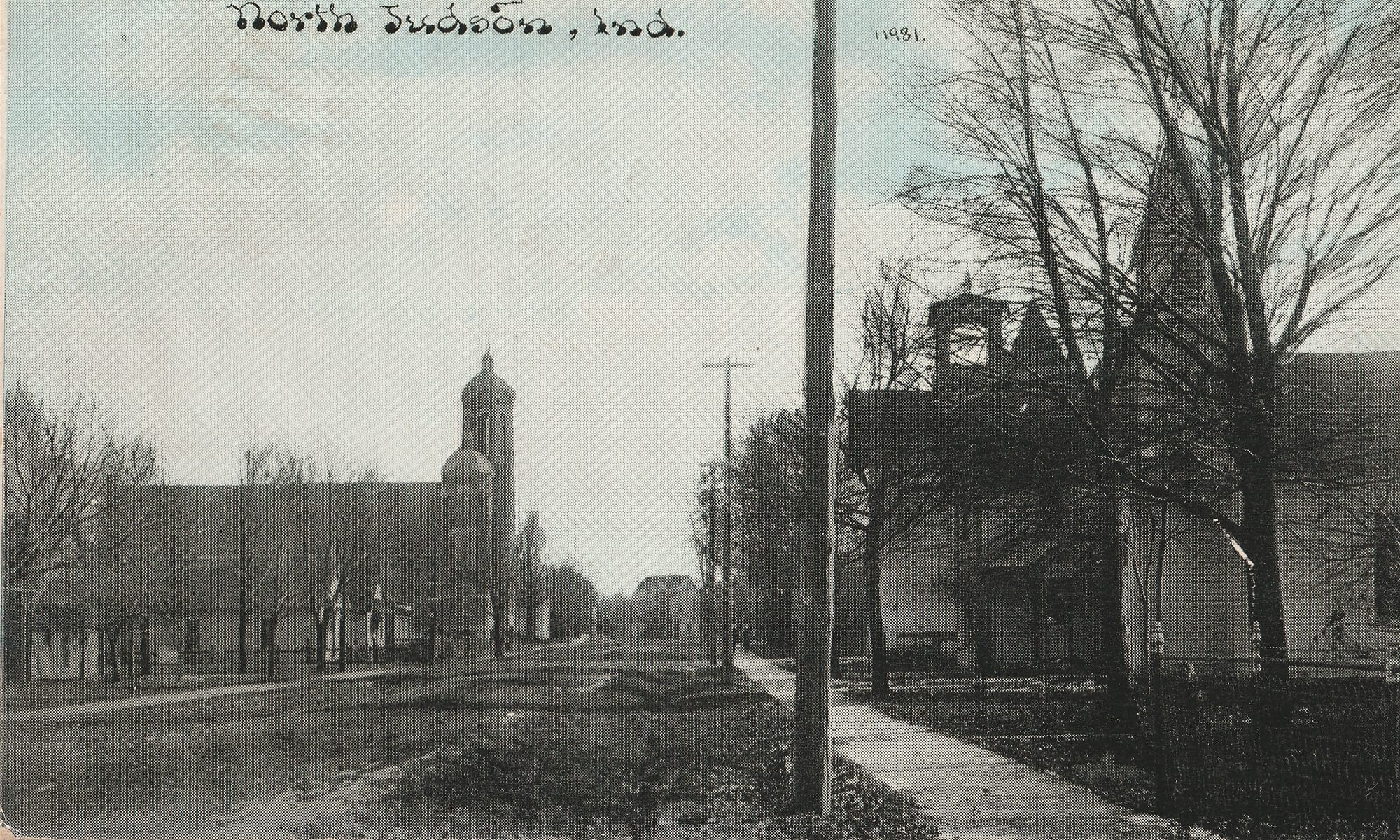 North Judson - view looking south on Keller Ave.