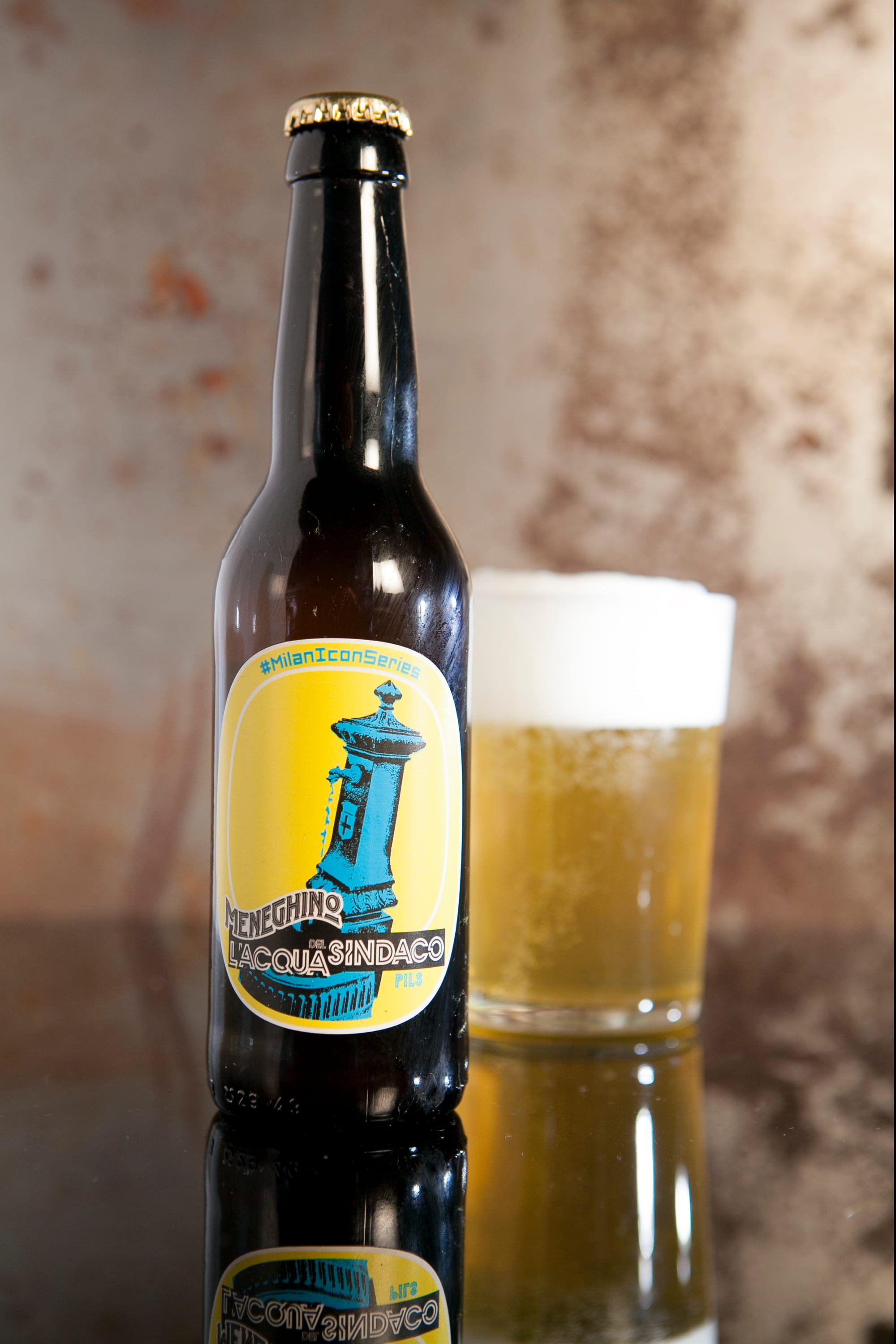 L'ACQUA DEL SINDACO - MENEGHINO - PILS - 33cl - euro 5