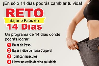 COMO BAJAR DE PESO EN 14 DIAS O MENOS.