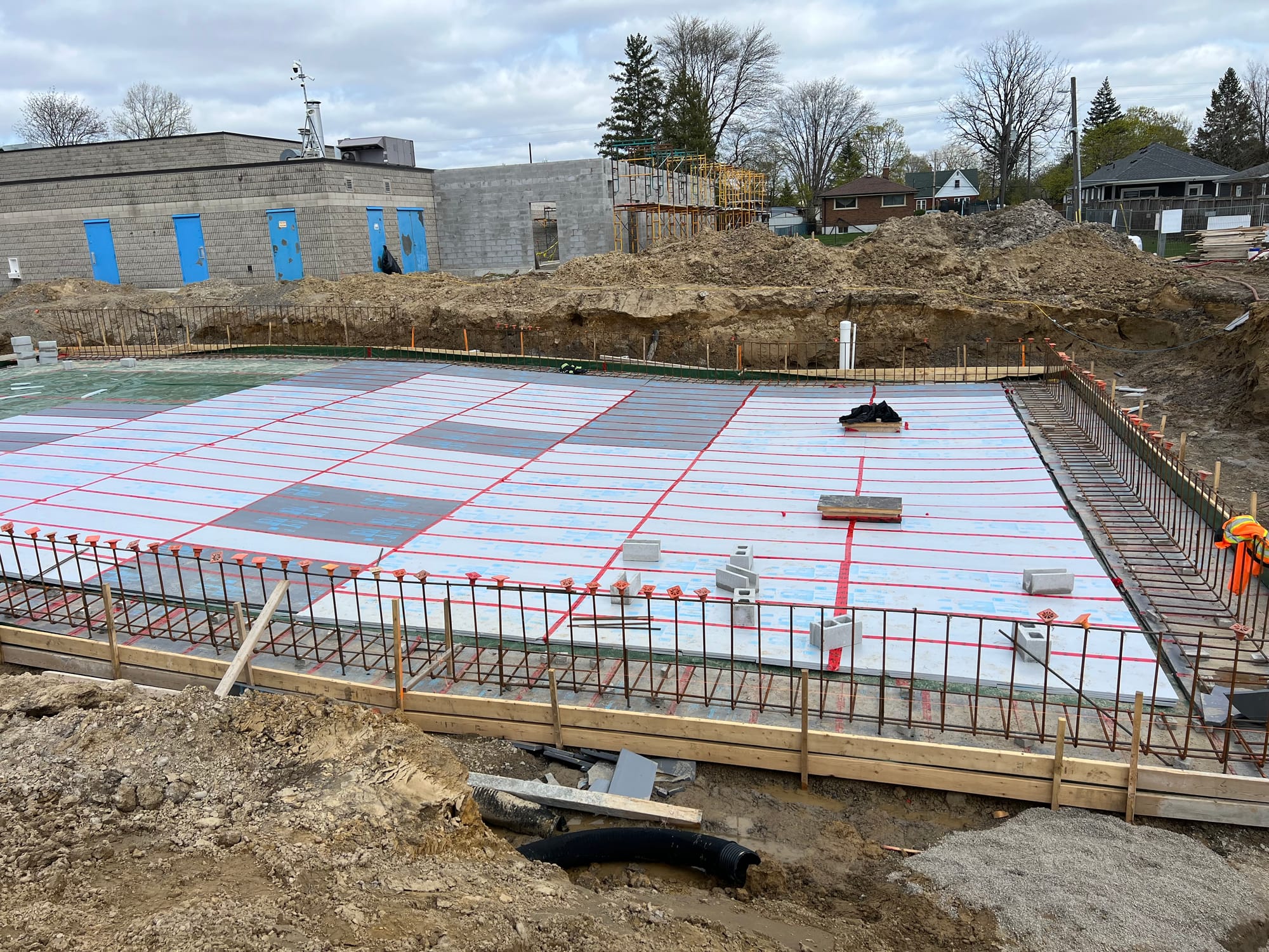 Woodman Pool Structural Concrete Works 