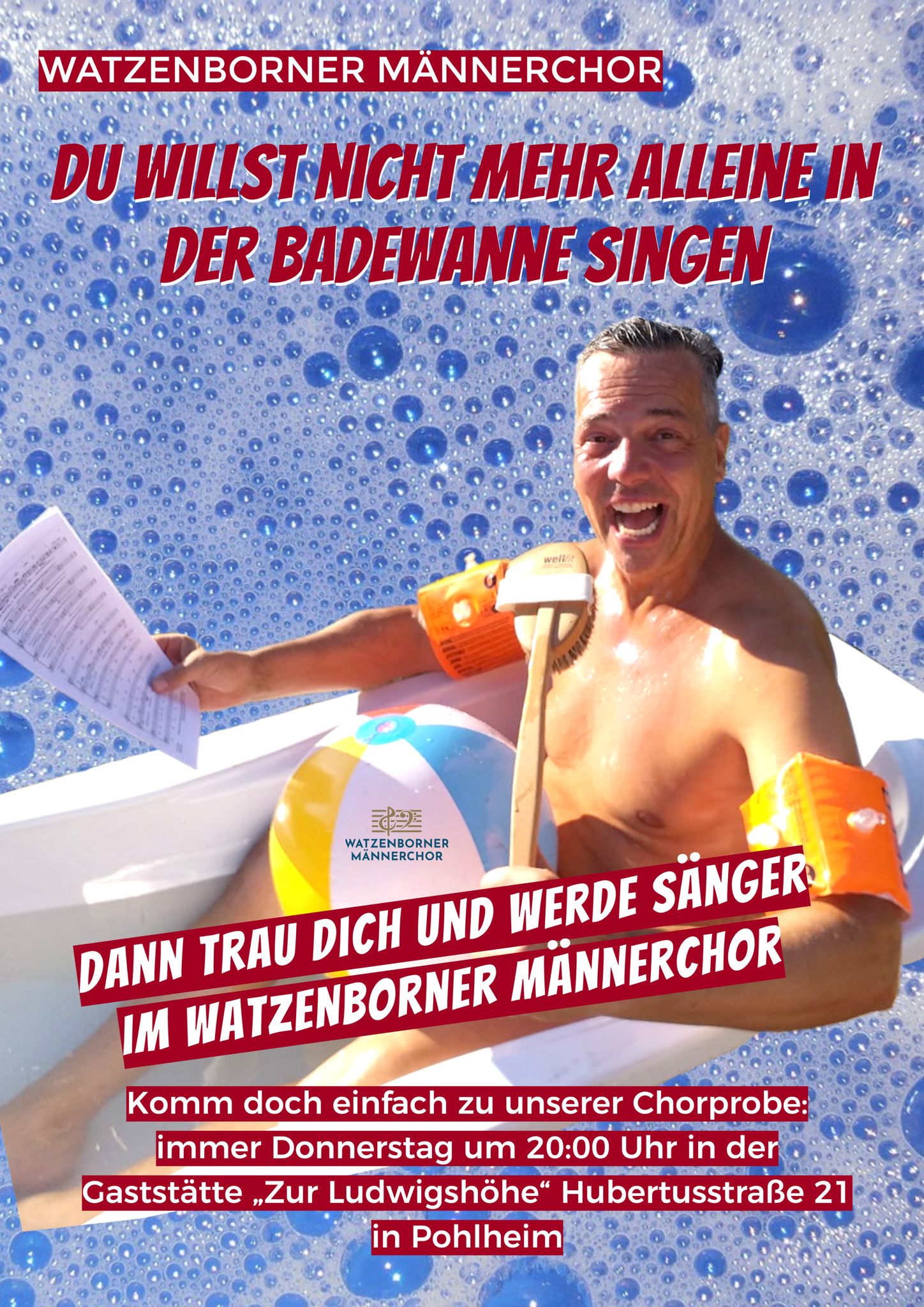 Sängerwerbung