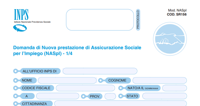 NUOVA MODALITA' PER LE DOMANDE NASPI ONLINE