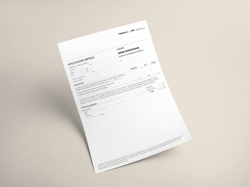 Detrazione per ristrutturazione, è giusta la fattura che riporta l'indirizzo di residenza e non quello dell'immobile oggetto dei lavori?