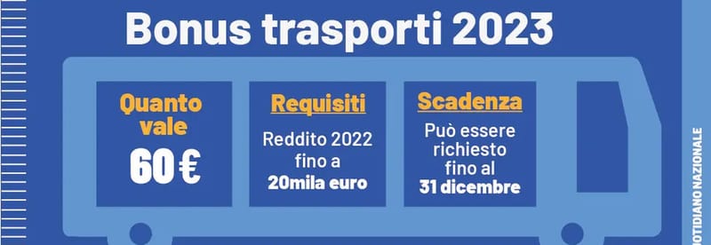 BONUS TRASPORTI: STOP ALLE RICHIESTE!