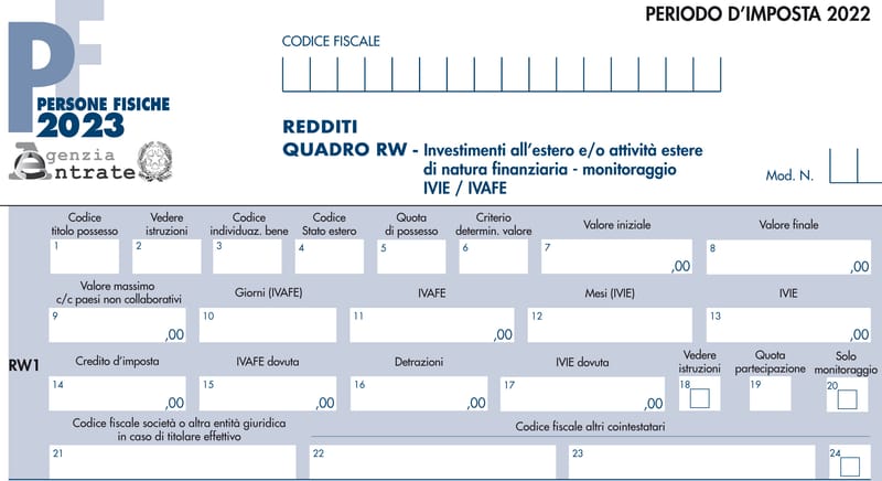 IL RAVVEDIMENTO OPEROSO PER IL QUADRO "RW"