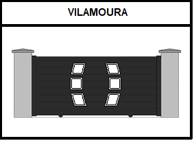 Portões de abrir ou correr em Alumínio