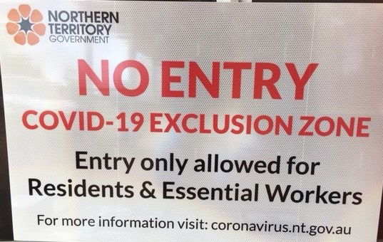 BELYUEN COUNCIL - COVID-19 EXCLUSION ZONE