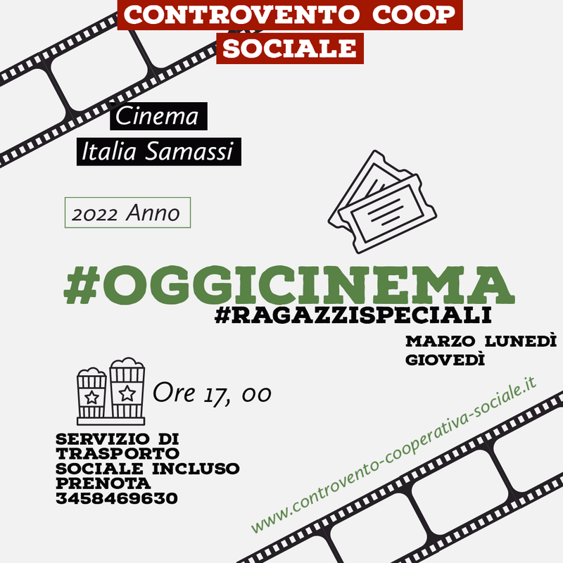 #oggicinema