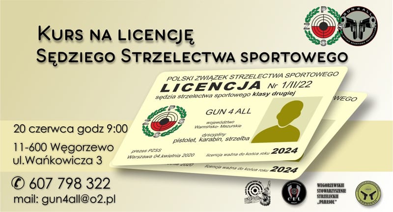 Kurs - Sędzia Strzelectwa Sportowego