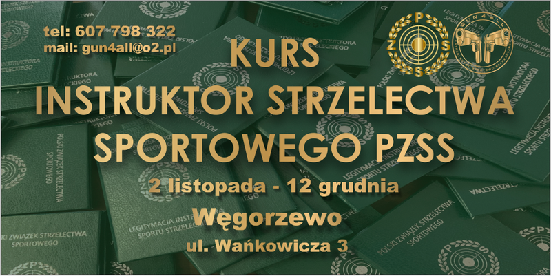 Kurs Instruktor Strzelectwa Sportowego PZSS II edycja