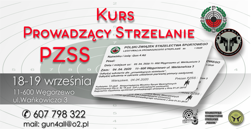 Kurs Prowadzący Strzelanie PZSS
