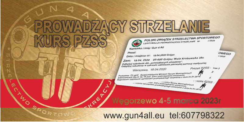 PROWADZĄCY STRZELANIE KURS PZSS