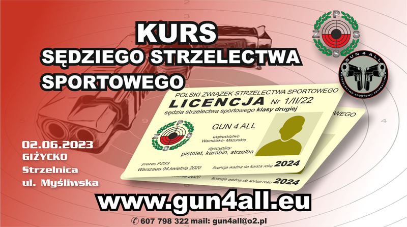 Kurs Sędziego Strzelectwa Sportowego