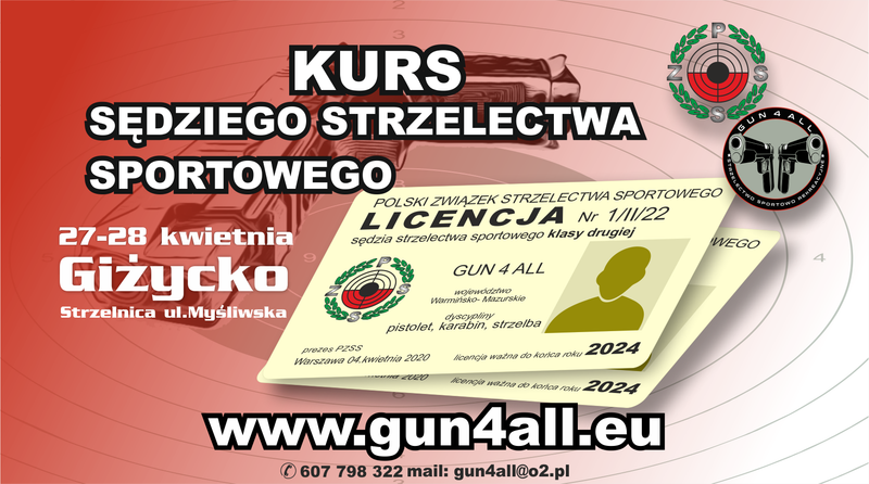 Kurs Sędziego Strzelectwa Sportowego PZSS