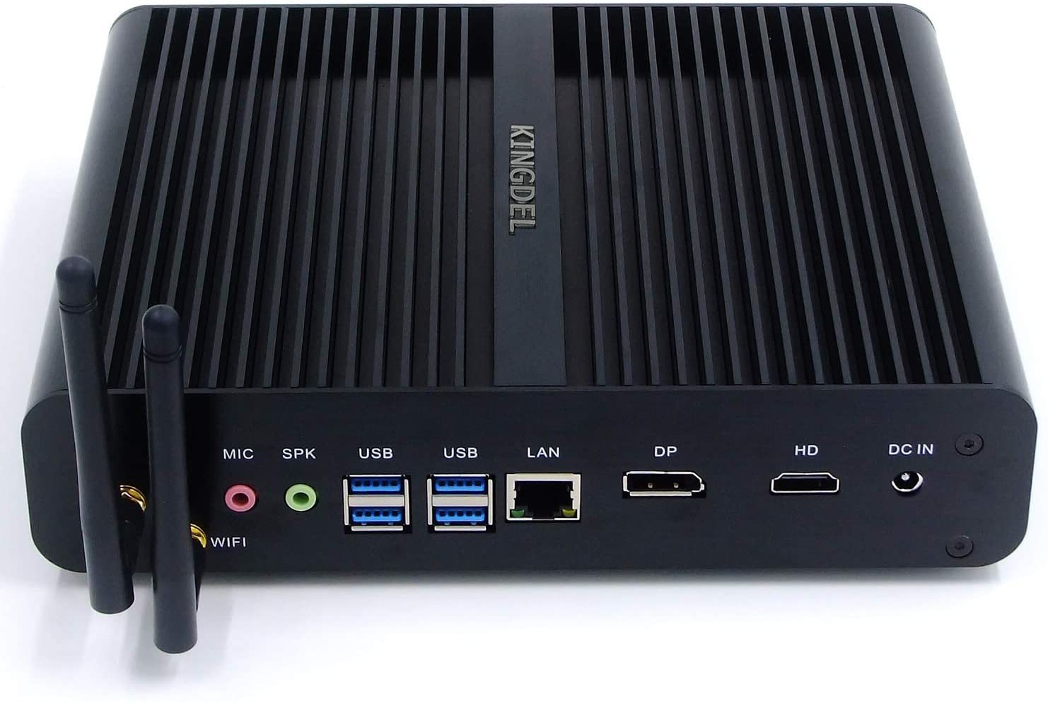 Kingdel® NC860 Powerful Mini PC, Fanless Desktop Computer