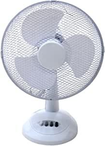 Oypla Electrical 12" 3 Speed Oscillating Electric Desk Home Office Fan