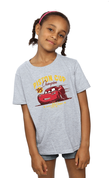 Disney Girls Cars Piston Cup Champion T-Shirt