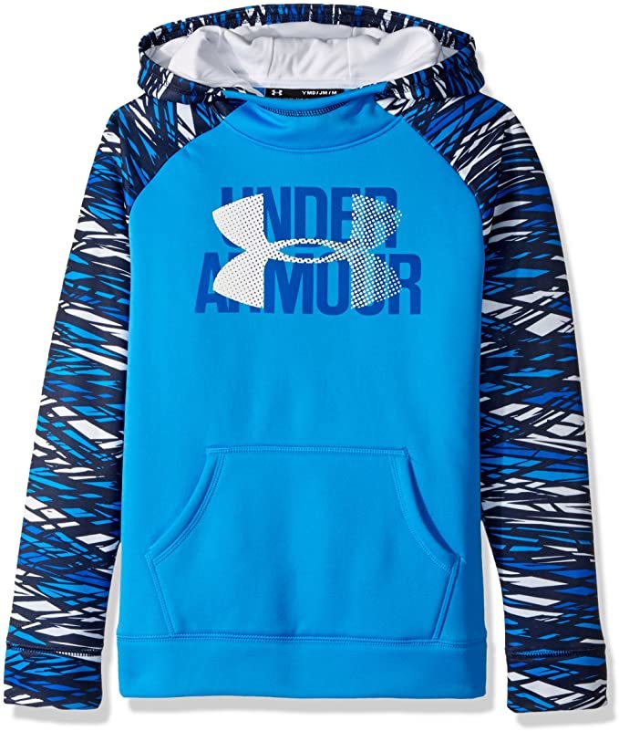 Under Armour Girls Fleece Novelty Big Logo Hoodie