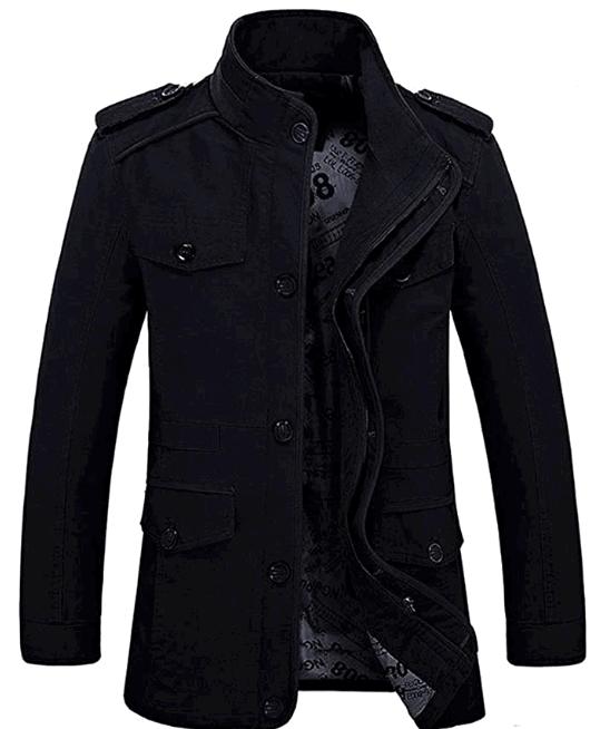 Military Jacket,Mens Air Force Jacket Slim Fit Long Sleeve Cotton