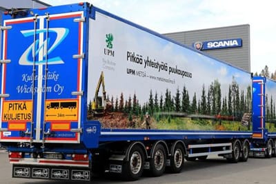 Finland has increased the maximum length of road transport trucks
