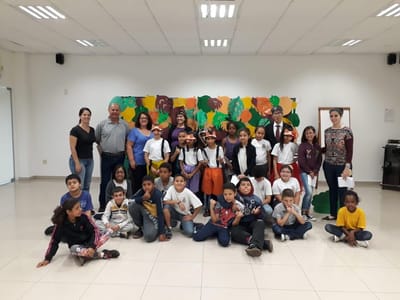 2019年10月【Municipio de Caçapava】Representantes da JICA visitam Caçapava para acompanhar projeto de educação ambiental no município
