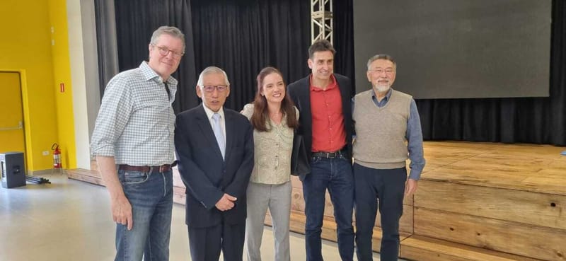 2º Encontro com os Jornalistas Márcio Gomes e Taiga Gomes no Colégio Harmonia.