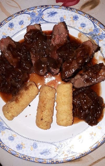 Magret rôti au chutney de melon image