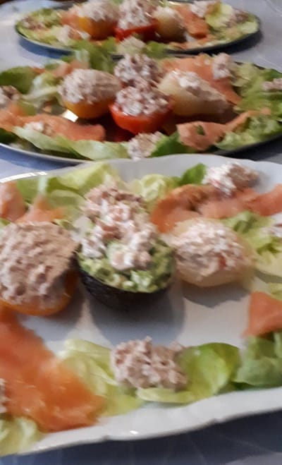 buffet de fête de la mer image