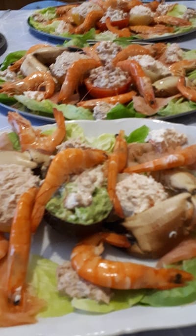 buffet de fête de la mer image