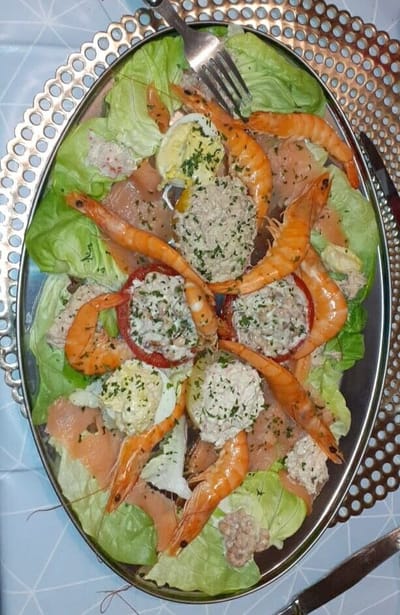 buffet de fête de la mer image