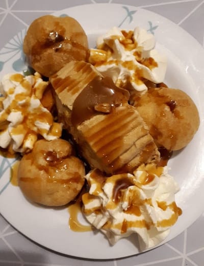 bûche glacée aux choux image