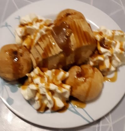 bûche glacée aux choux image