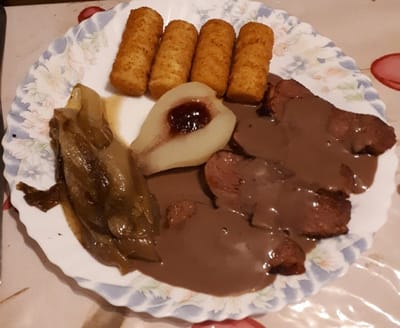 Magret de canard sauce au chocolat image