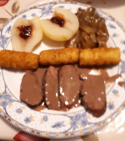 Magret de canard sauce au chocolat image
