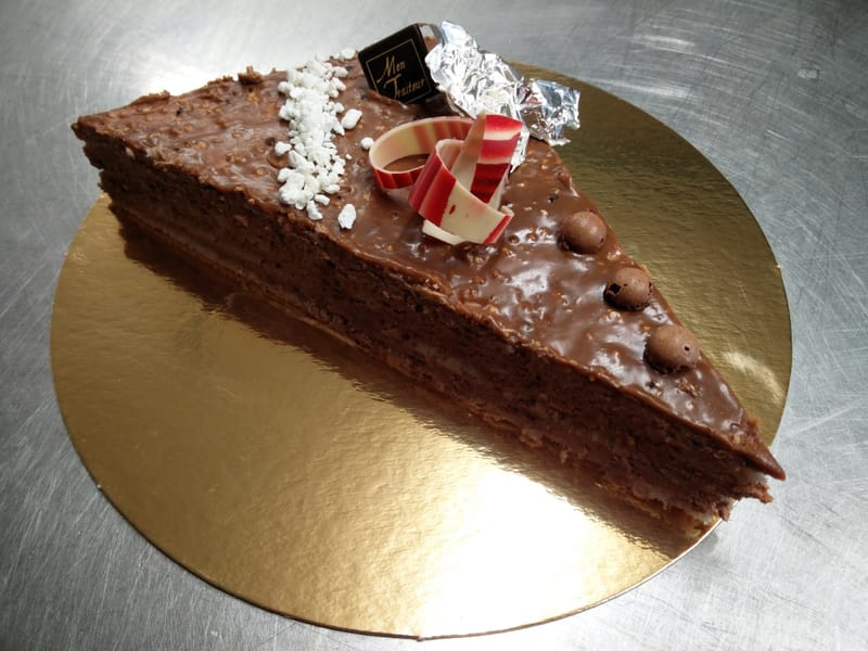 Gâteau pralin chocolat