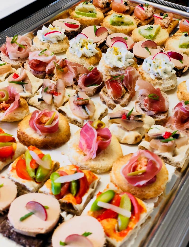 zakouskis et mise en bouche