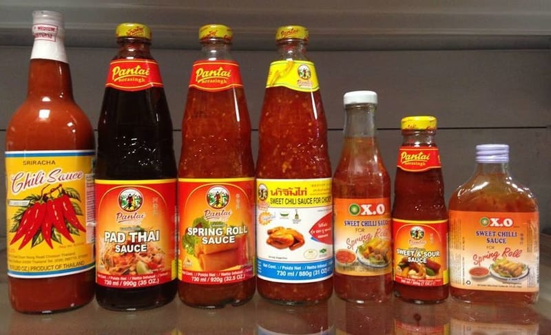 PLUSIEURS VARIETES DE SAUCES CHINOISE