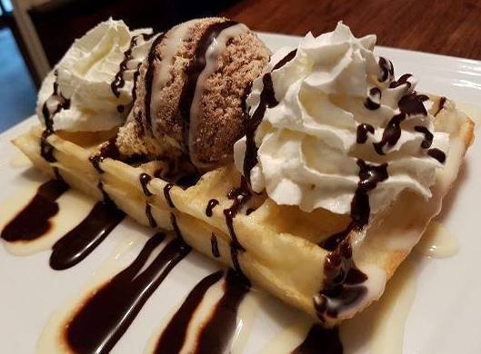 LA GAUFFRE FACON DAME BLANCHE