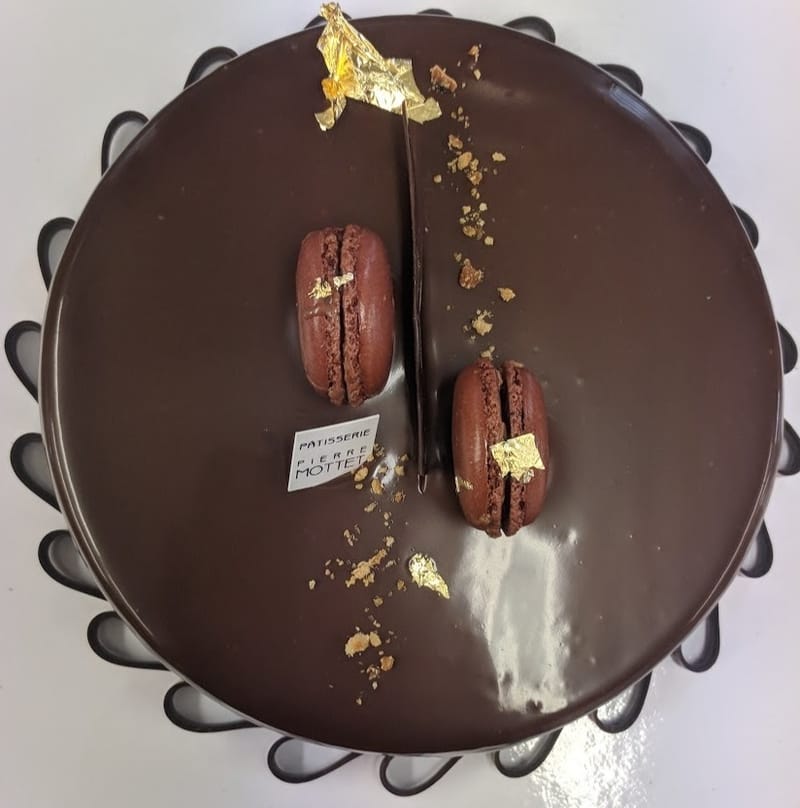 MARBRE MACARONS AU CHOCOLAT