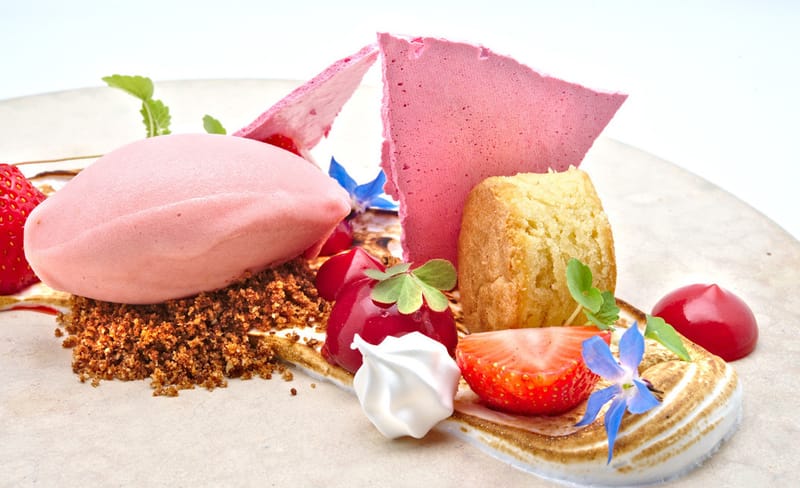 dessert autour de la fraise