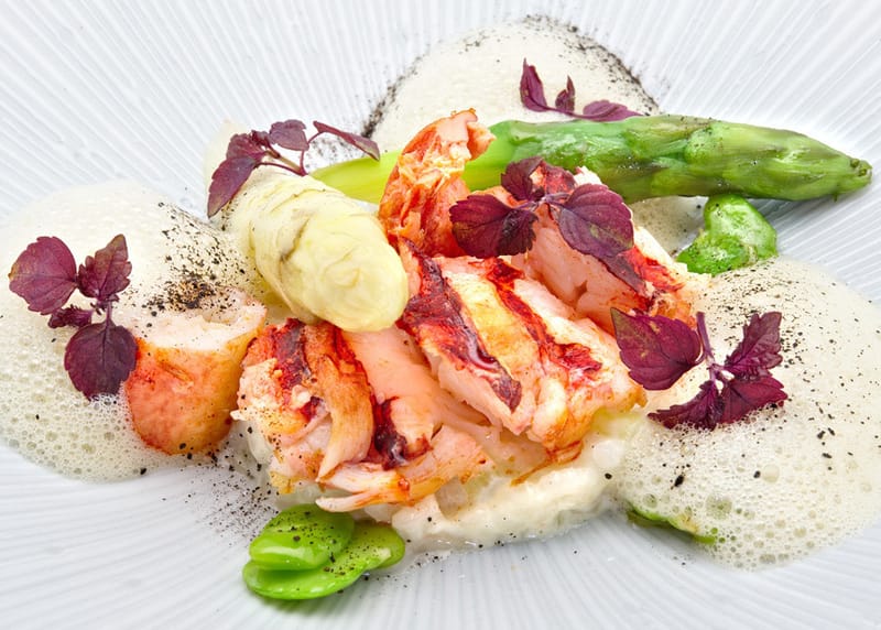 VARIATION DE LA MER AUTOUR DE L' ASPERGE VERTE