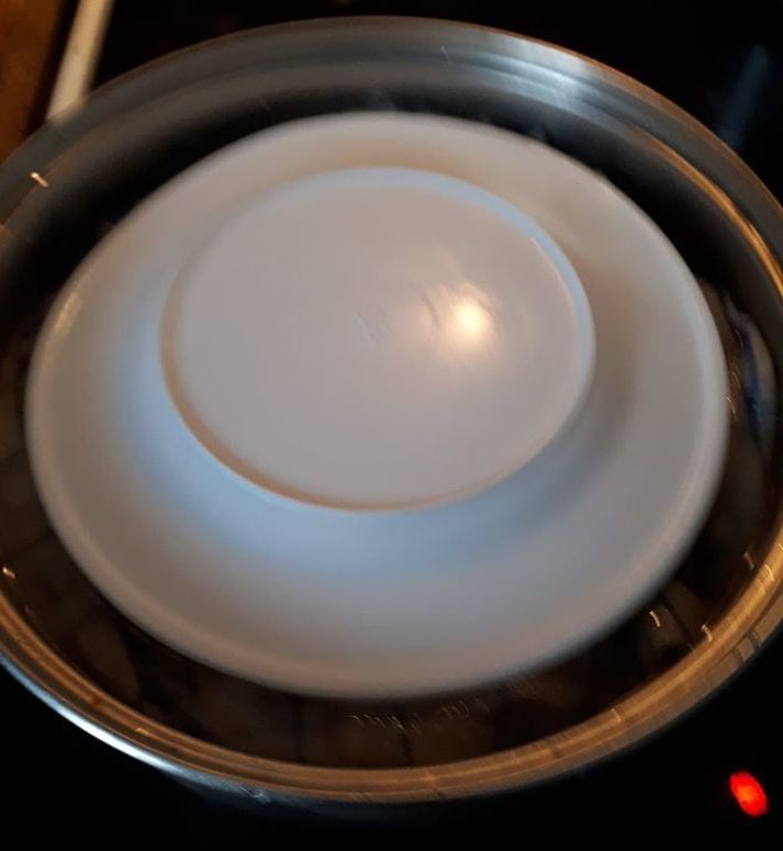 couvrir par 1 assiette